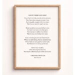 Since There’s No Help – Drayton Sonnet Typography Wall Art