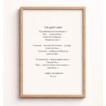Emily Dickinson The Soul Selects Typography Wall Art